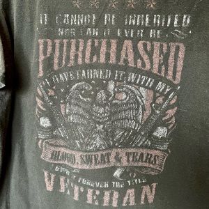 XL Veteran tee - faded
